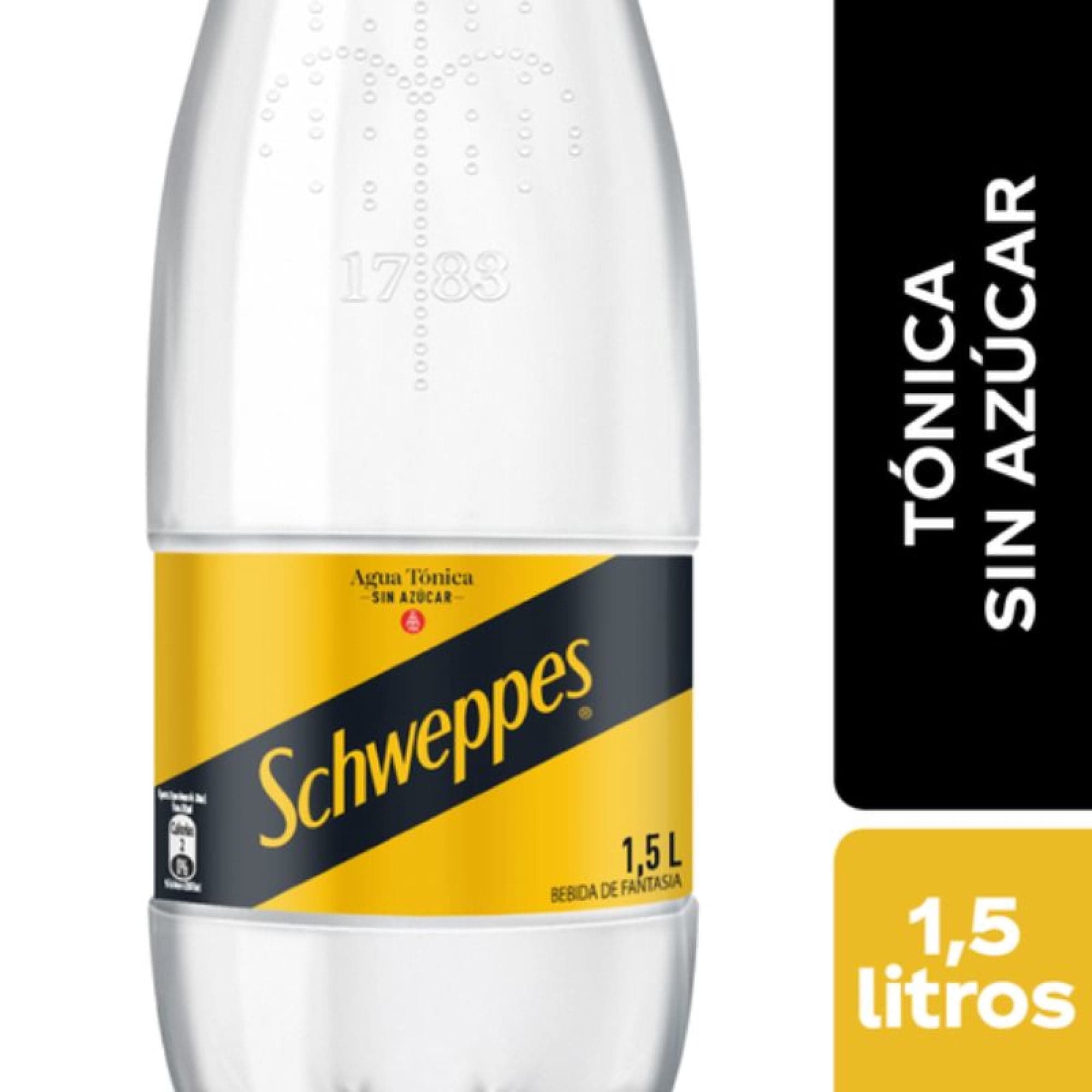 Agua Tonica Sin Azucar Botella, 1,5 L