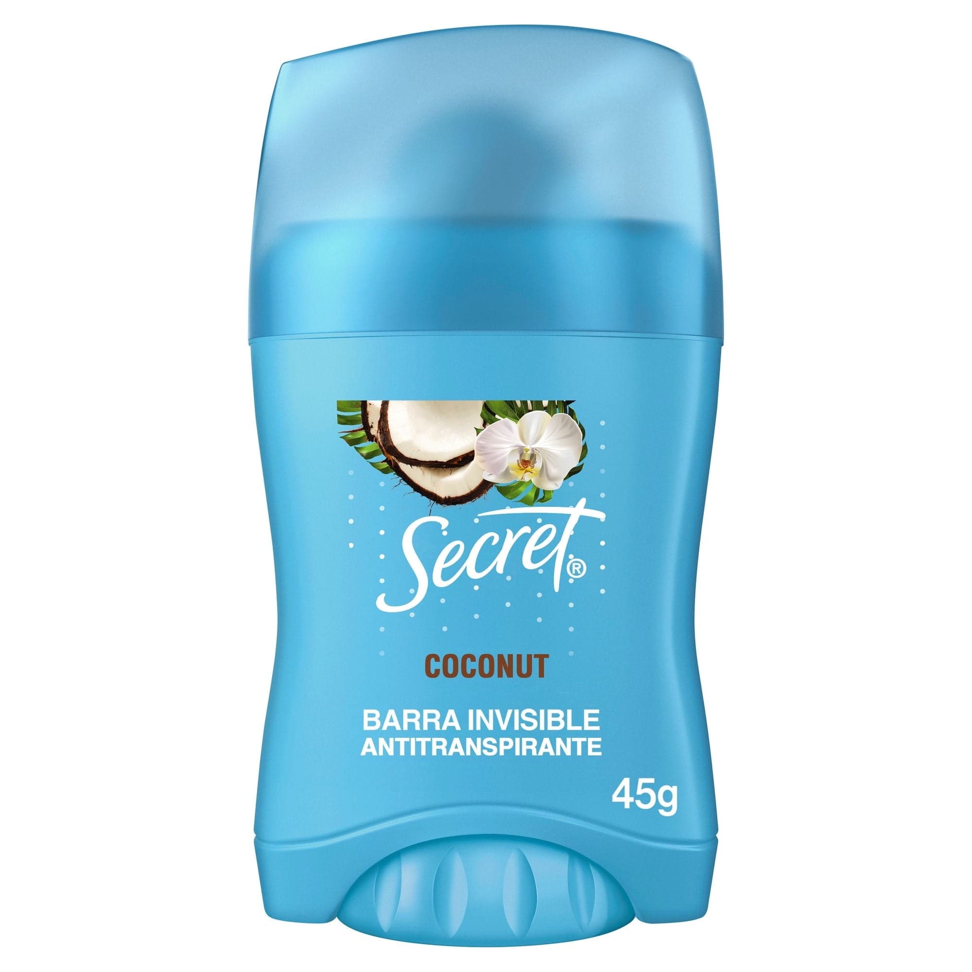 Desodorante Barra Antitranspirante Secret Coco Mujer, 45 gr