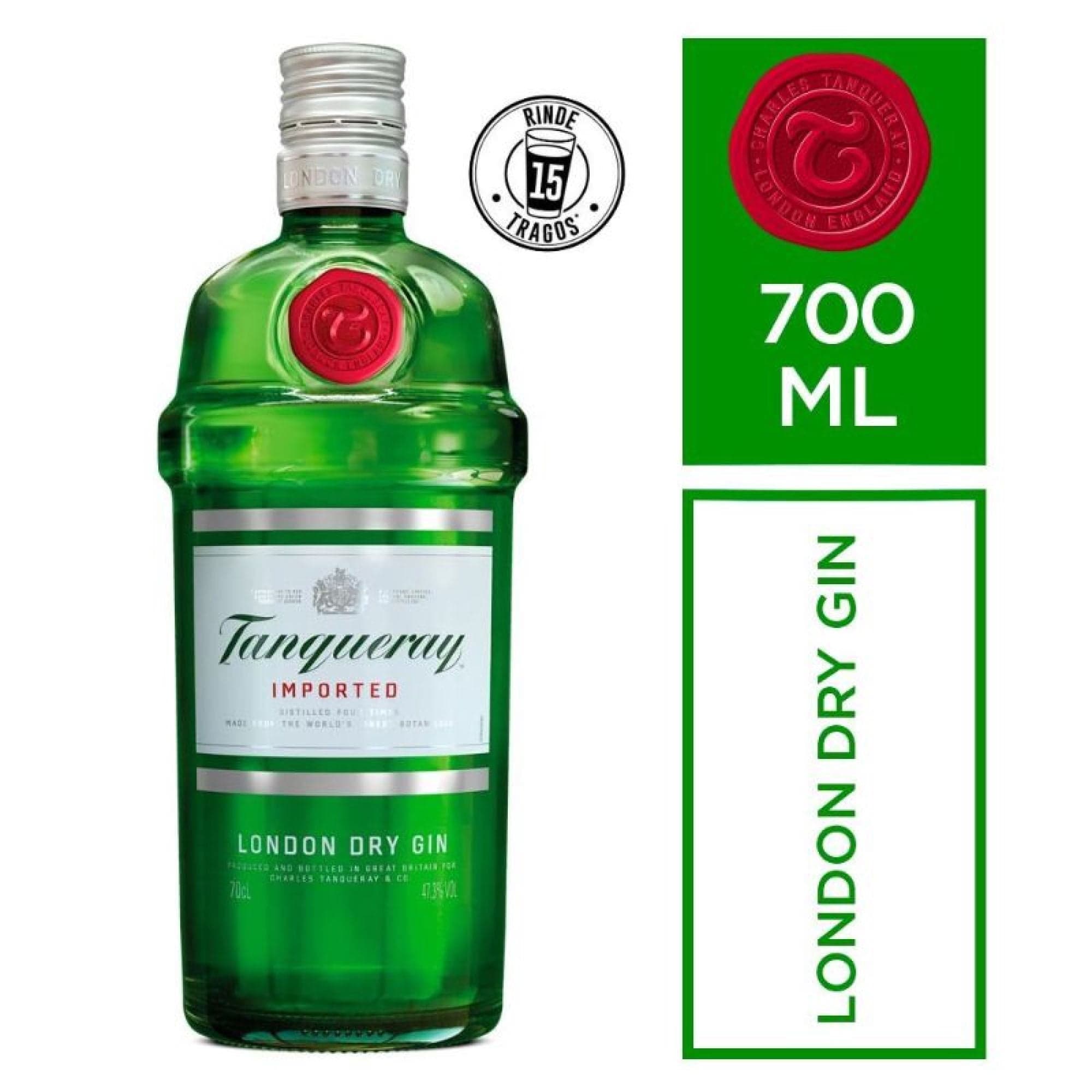 Gin London Dry 47.3 Botella, 700 ml