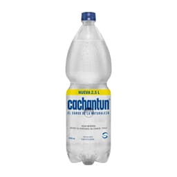 Agua Mineral Con Gas Botella, 2,5 L