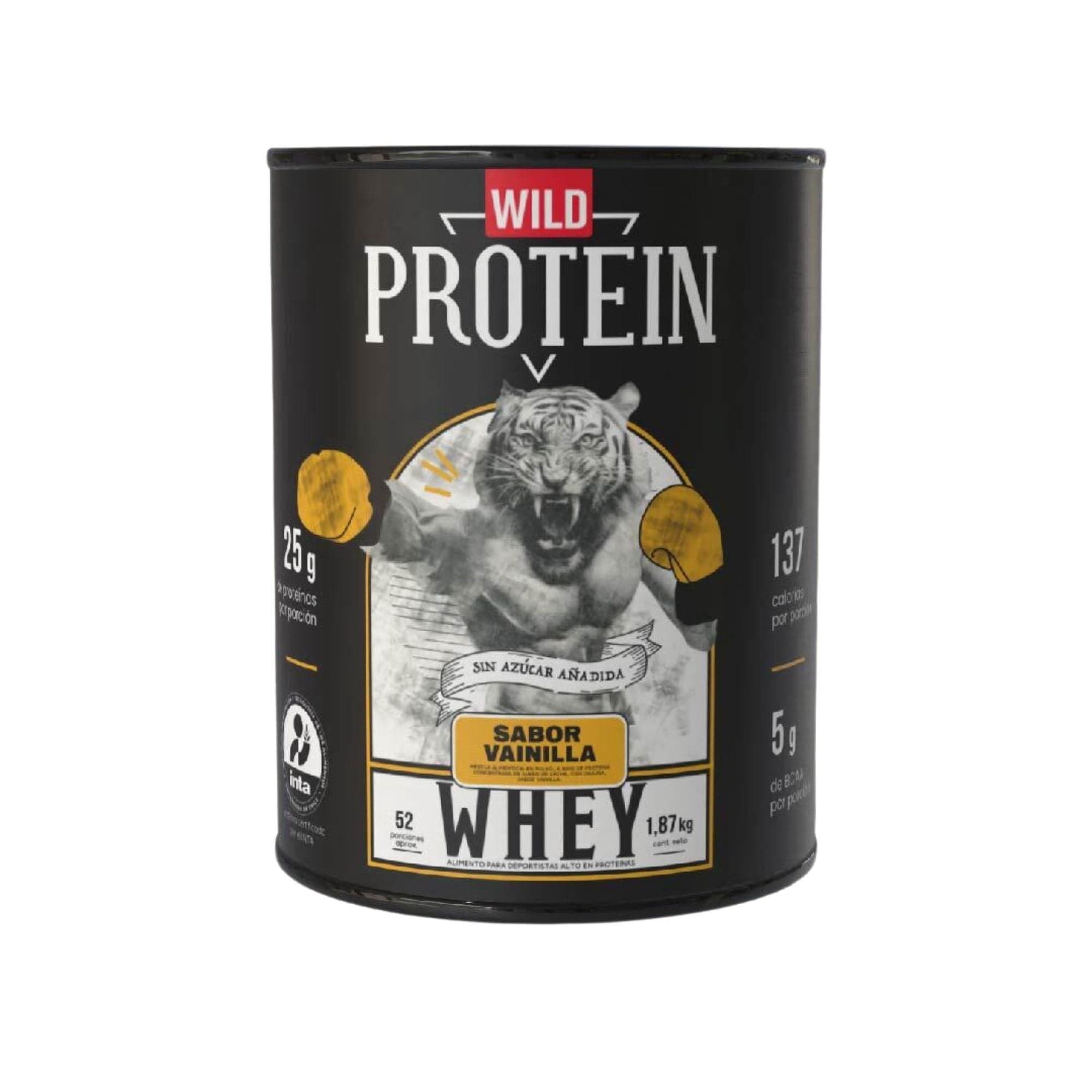 Suplemento de proteina Whey vainilla tarro, 653 g