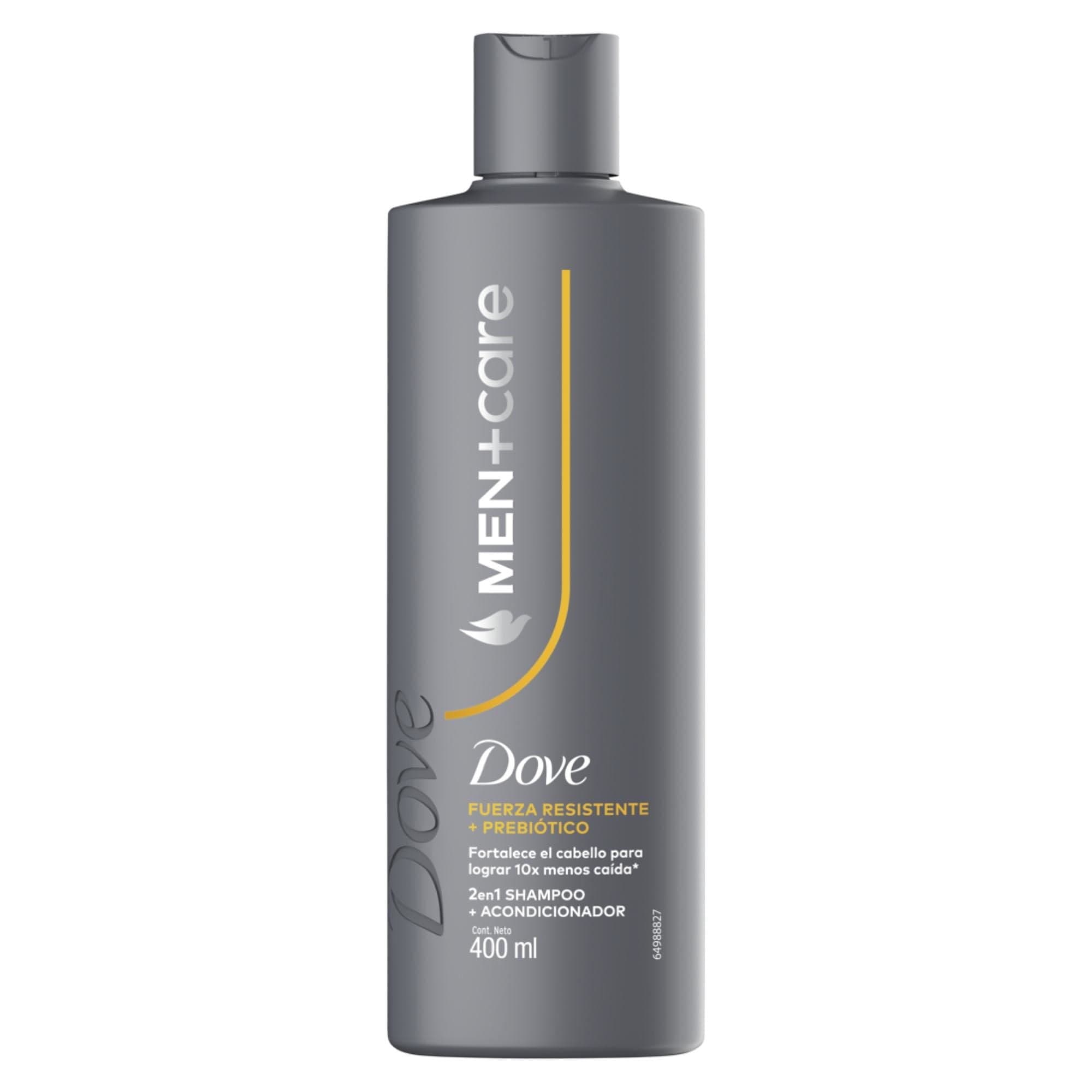 Shampoo Dove Men Care Fuerza Resistente + prebioticos, 400 ml
