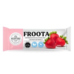 Galleta Emparedado de Frutilla Bolsa, 150 g