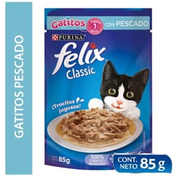 Alimento Humedo Gatito Sabor Pescado Pouch
