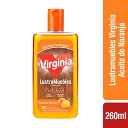 Lustra Muebles Liquido Aceite de Naranja Botella, 260 ml