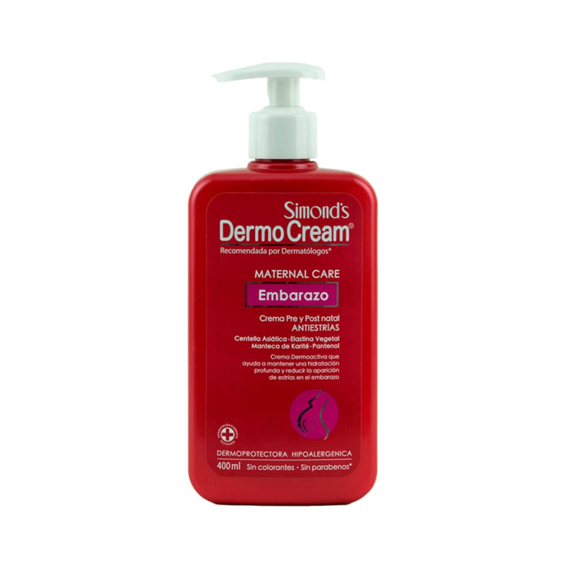 Crema Corporal Simonds Dermocream Dermocream Maternal Care Embarazo, 400 ml
