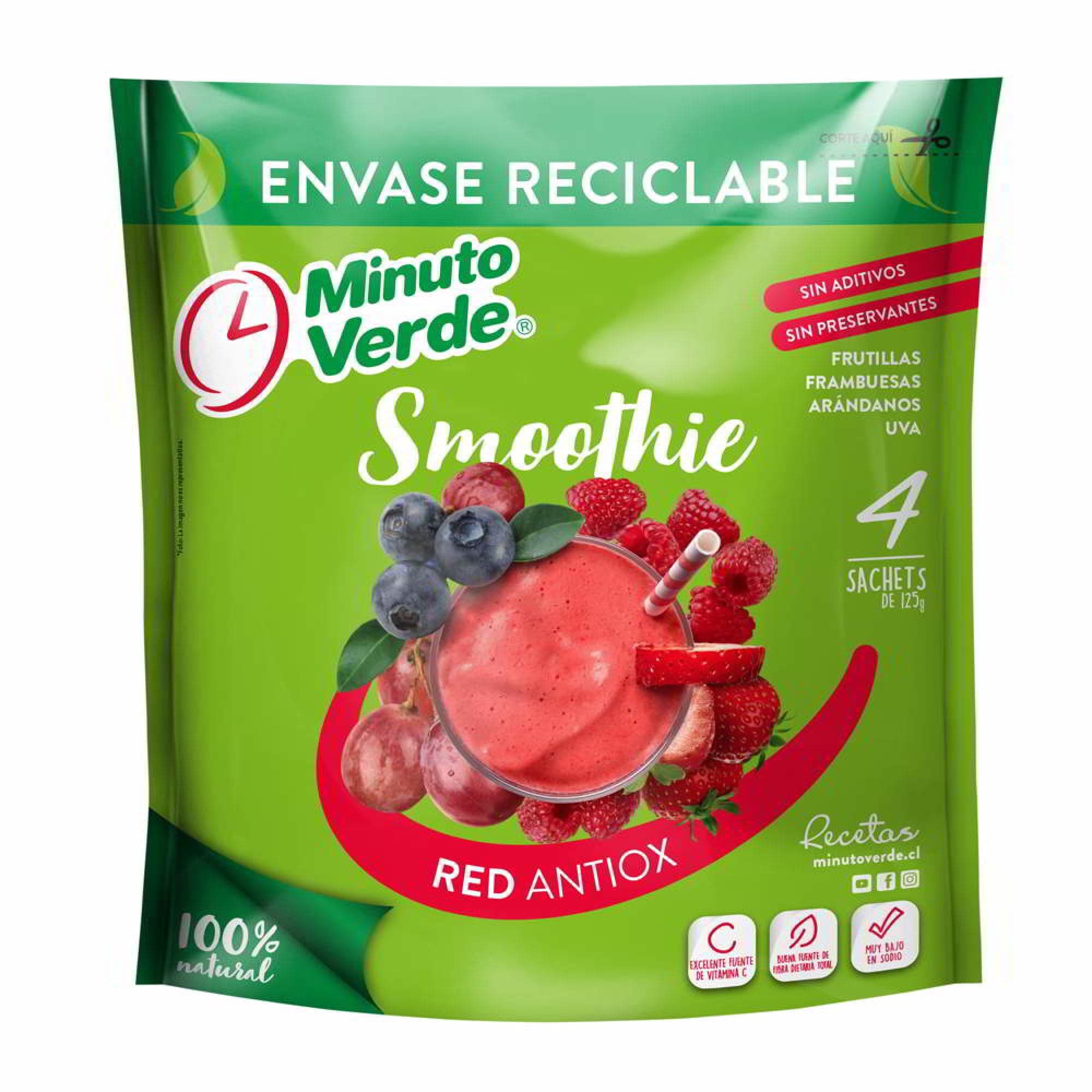 Batido de Frutos Rojos, 500 g