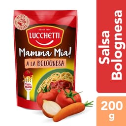 Salsa de Tomate Mamma Mia Bolognesa Doypack, 200 g