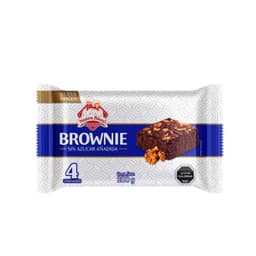 Brownie Sin Azucar Pack 4Un, 200 g