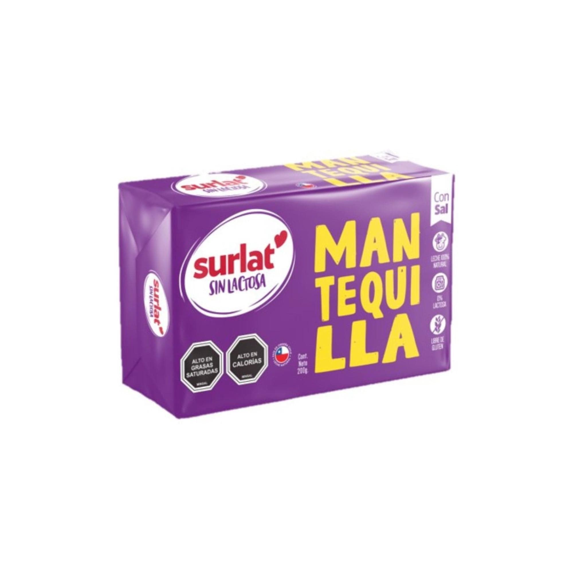 Mantequilla Sin Lactosa, 200 g