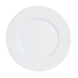 Plato Bajo Everyday 24 Cm 1 Pieza Vidrio Opalizado Blanco, 1 Un