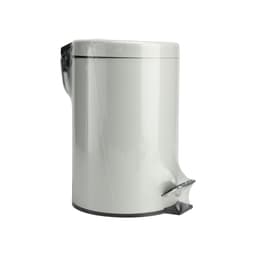 Basurero Crom Gris Metalico