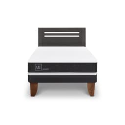 Cama Europea Ortopedic 1.5 Plaza Base Normal + Respaldo Munich