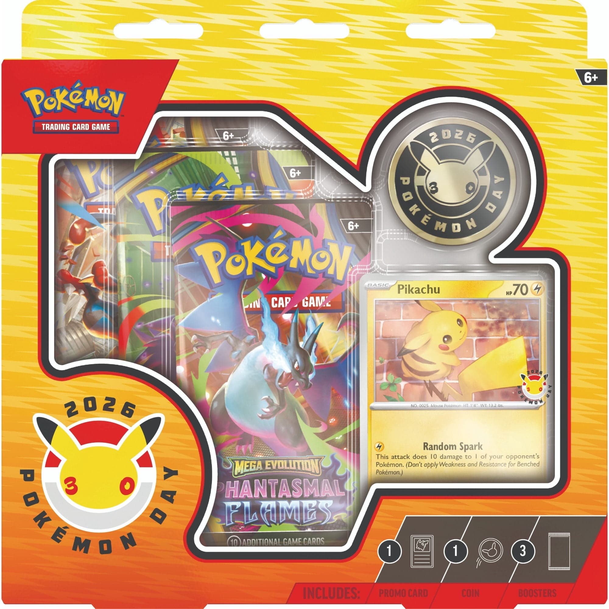 Set con sobres Coleccion Pokemon Day 2026 en Ingles