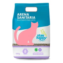 Arena Sanitaria para Gato Aglutinante con Aroma a Lavanda Bolsa, 10 kg