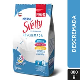 Leche en Polvo Descremada Bolsa, 800 g