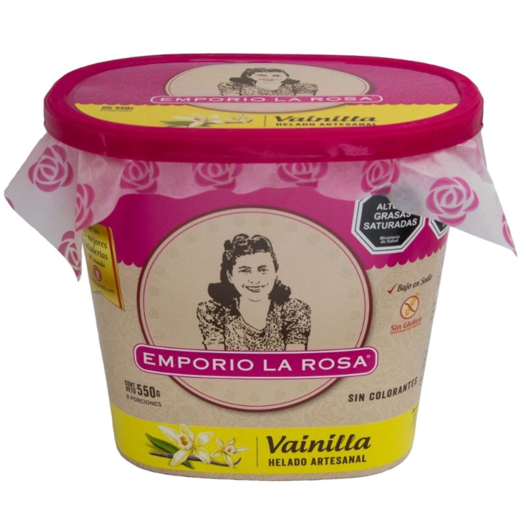 Helado Vainilla Pote, 800 ml