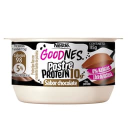 Postre Goodnes Protein Sabor Chocolate Pote, 115 g