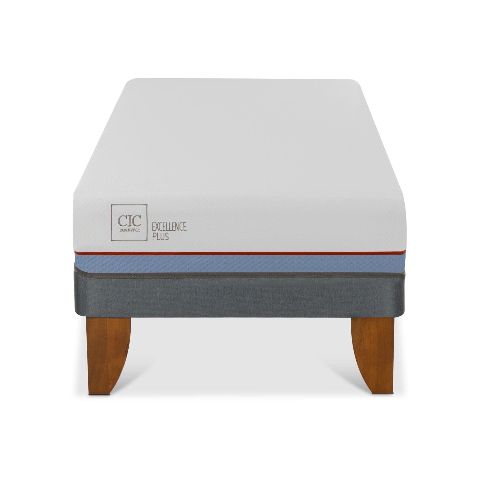 Cama Europea Excellence Plus 1 Plaza Base Normal