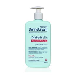 Crema Corporal Simonds Dermocream Dermocream Diabetic Skin reparacion profunda urea 10%, 400 ml