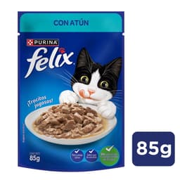 Alimento Humedo Gato Adulto Sabor Atun Pouch, 85 g