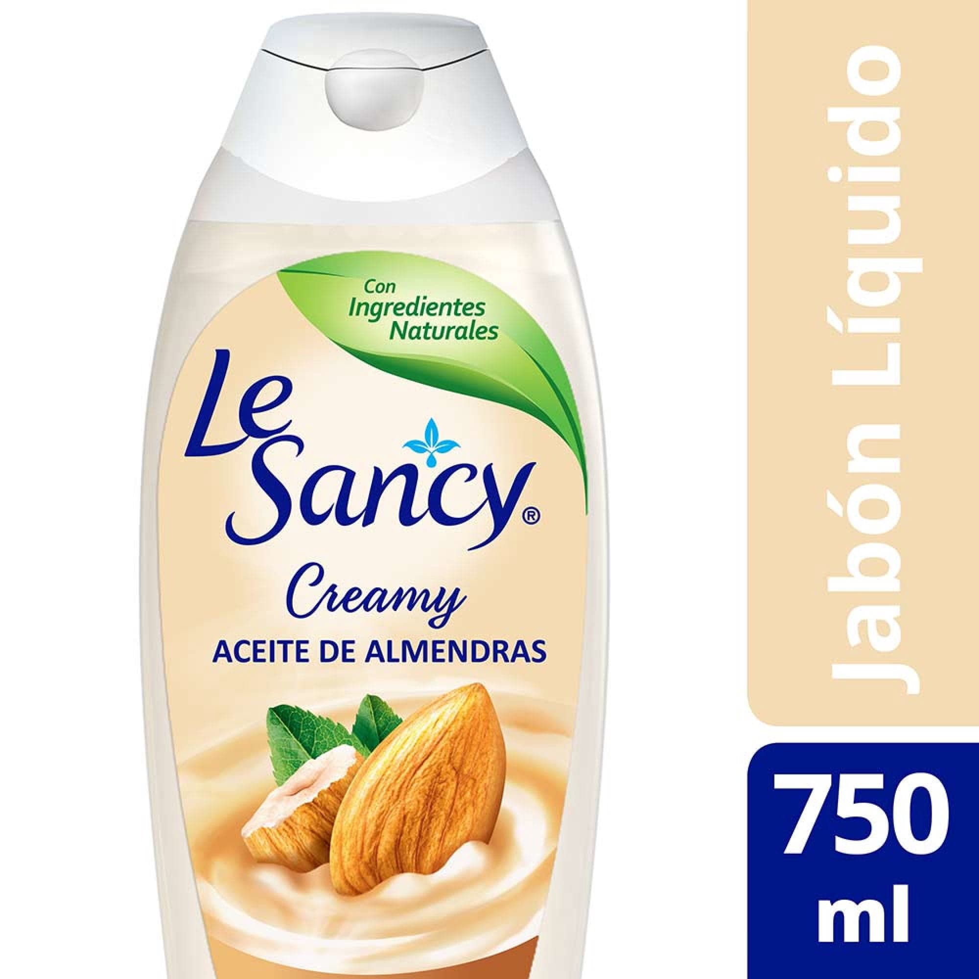 Jabon Liquido Le Sancy Aceite de Almendras, 750 ml