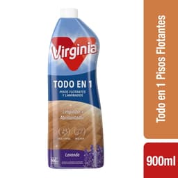 Limpiador + Abrillantador Liquido Piso Flotante Lavanda Botella, 900 ml