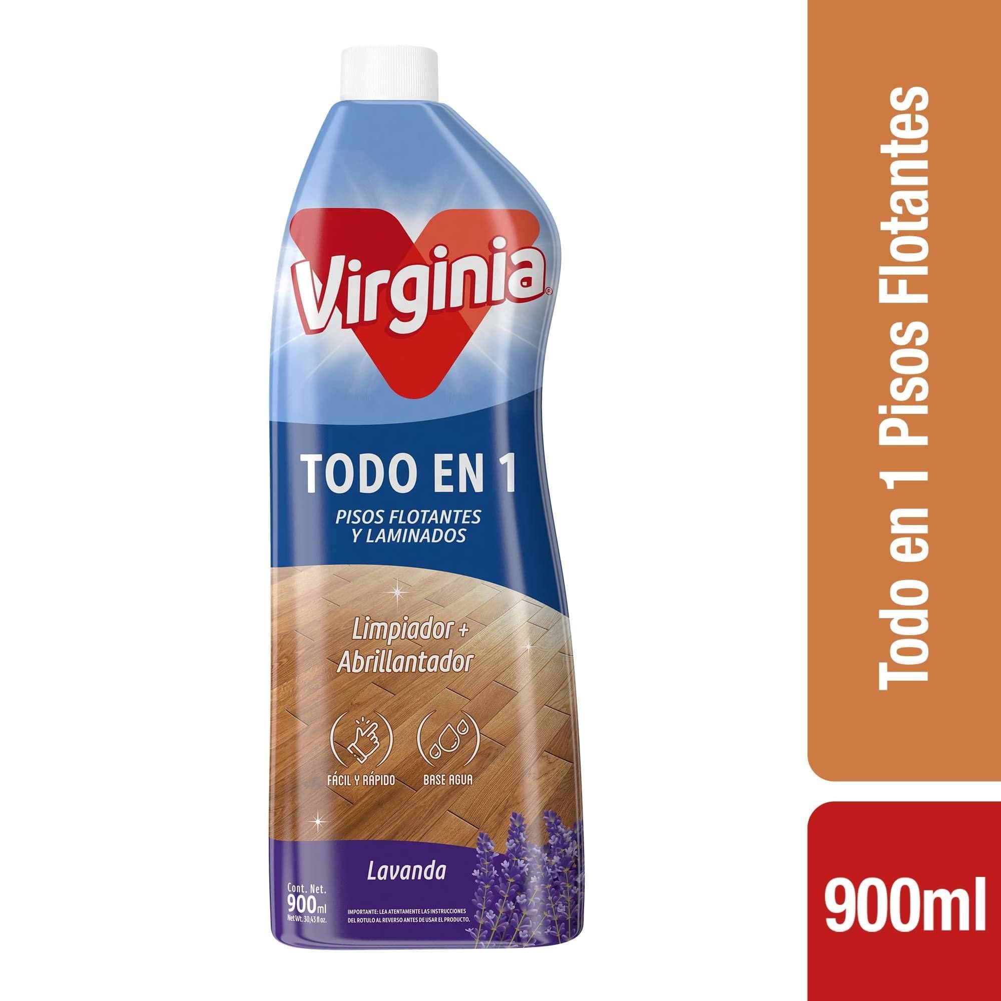 Limpiador + Abrillantador Liquido Piso Flotante Lavanda Botella, 900 ml