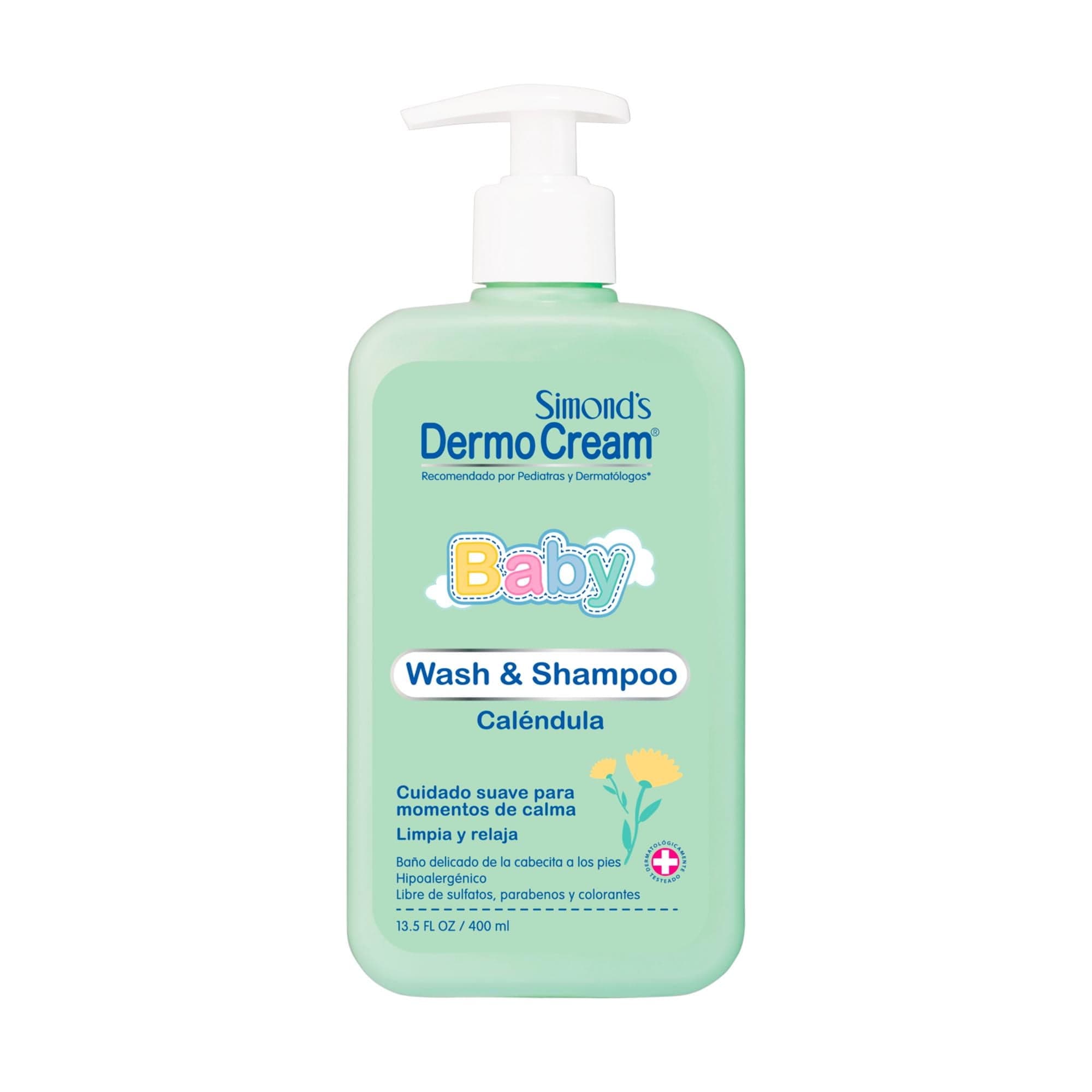 Shampoo y Jabon Dermocream Baby Calendula, 400 ml