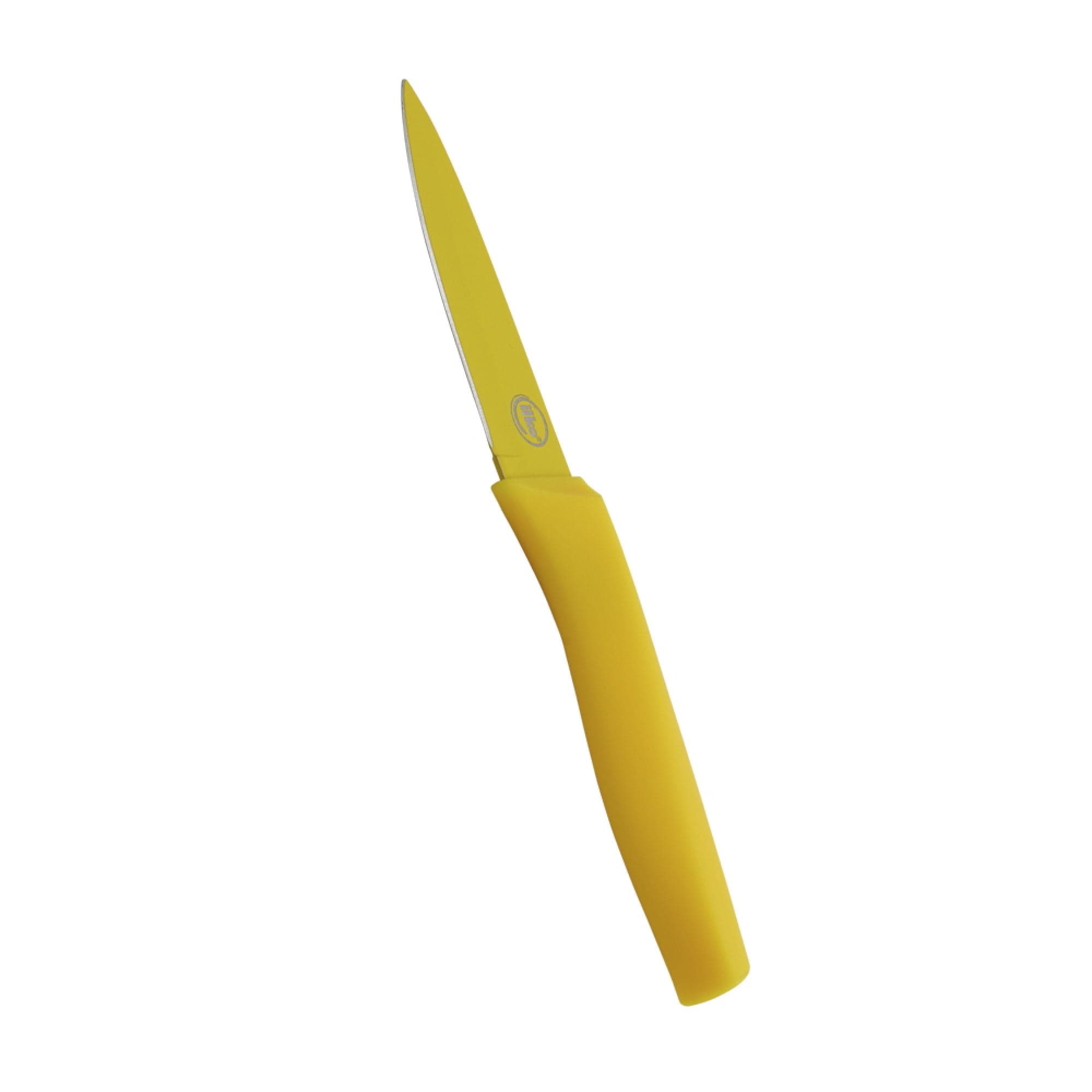 Cuchillo Pelador Cromado 1 Pieza Acero Inoxidable Amarillo 