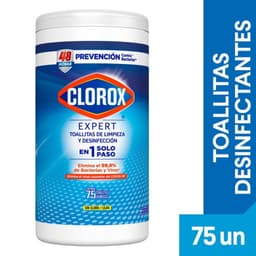 Toallitas Desinfectantes Expert Bolsa Resellable, 75 Un