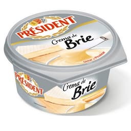 Crema de queso brie president pote 125 gr, 125 g