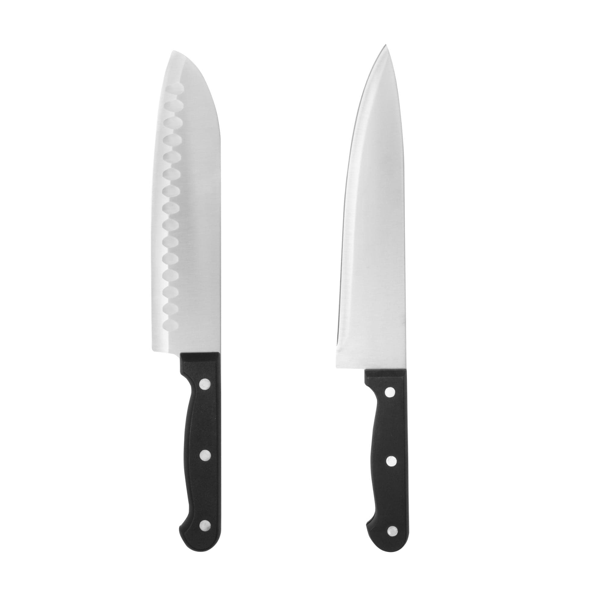 Cuchillo 2 Piezas Grande 3Cr13 Negro