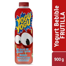 Yoghurt Batido Frutilla Botella, 900 g