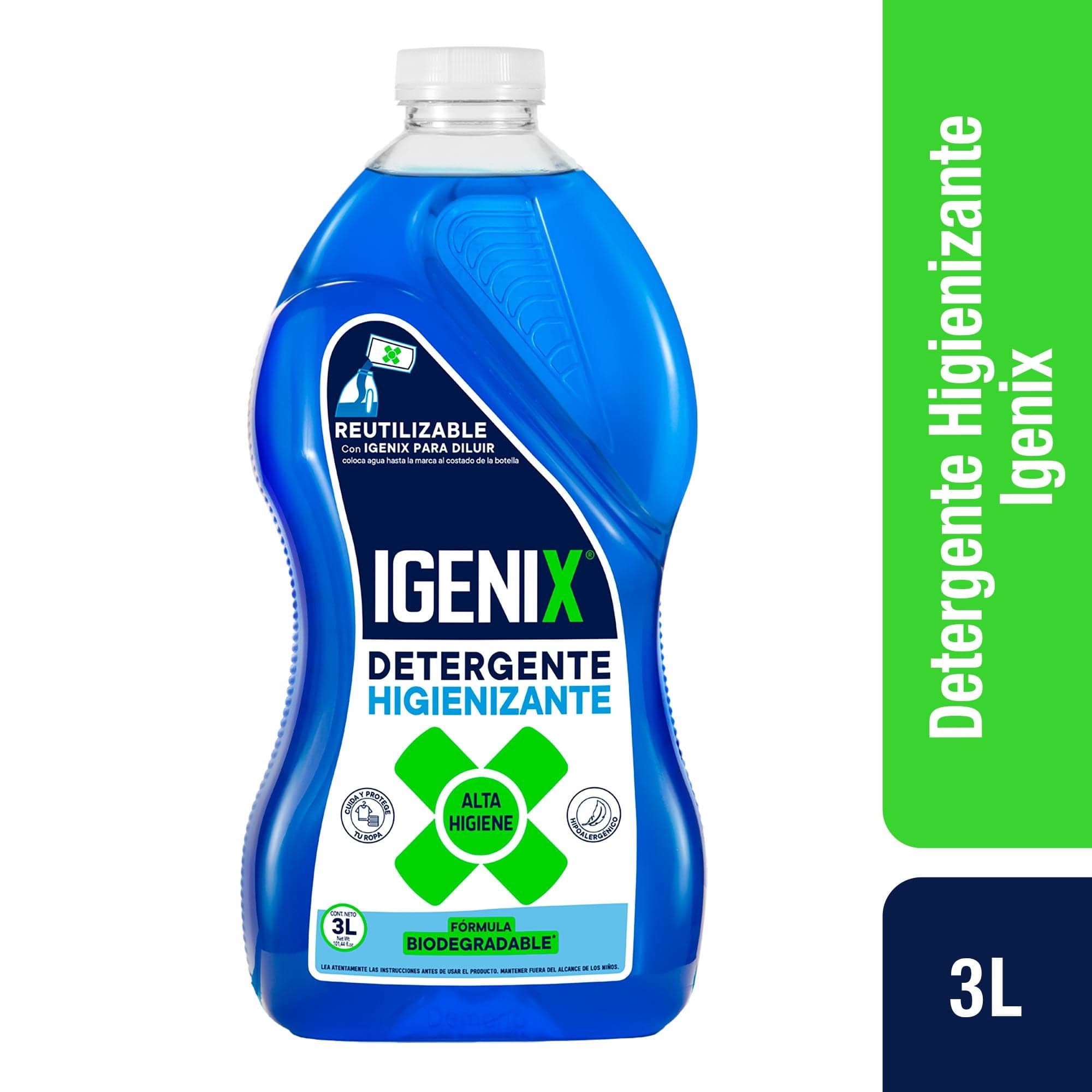 Detergente Liquido Higienizante Frescura Floral Botella, 3 L