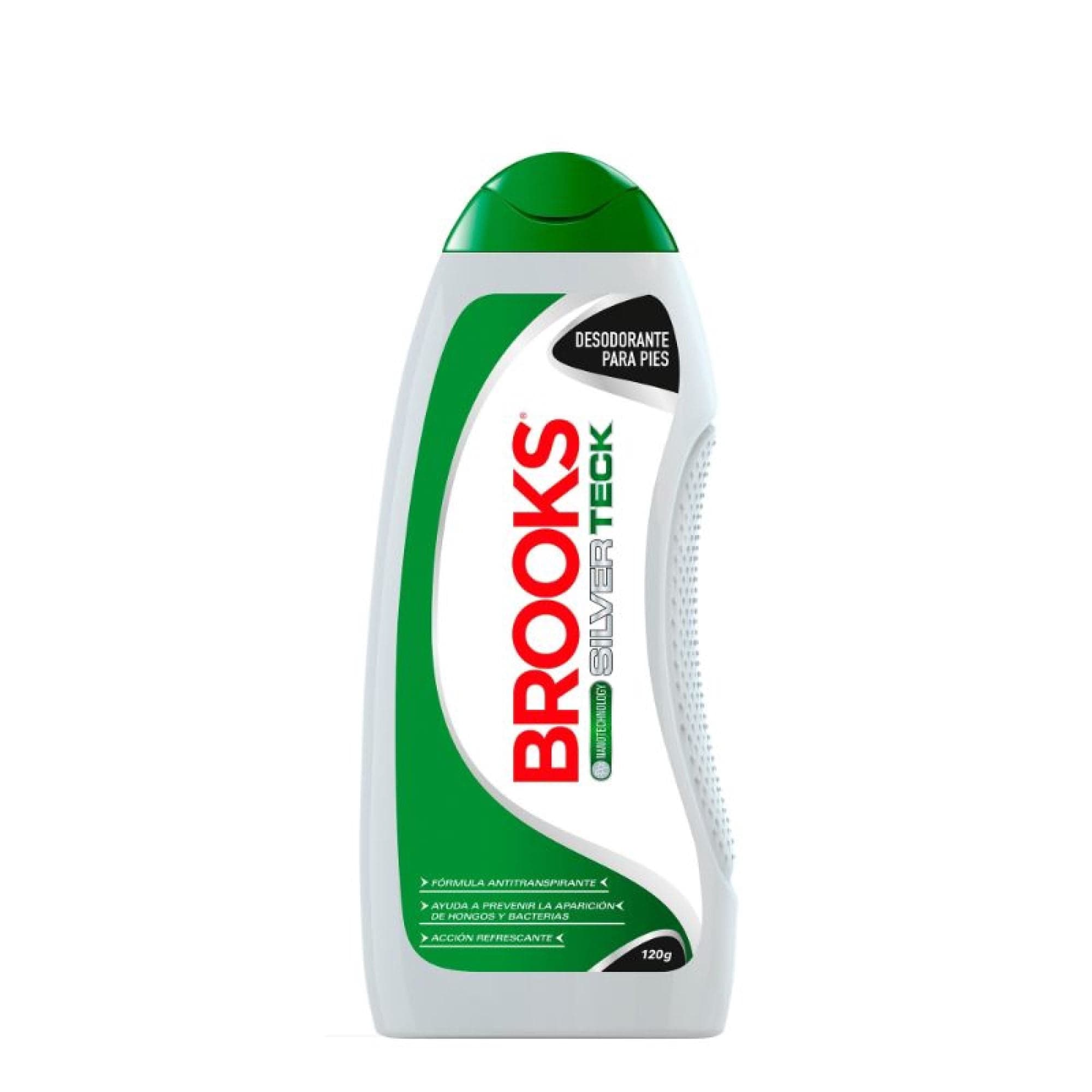 Talco desodorante para pies Brooks Frasco, 120 g