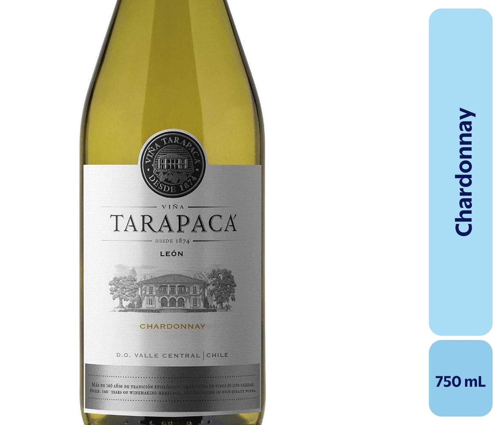 Vino Chardonnay Botella, 750 mL