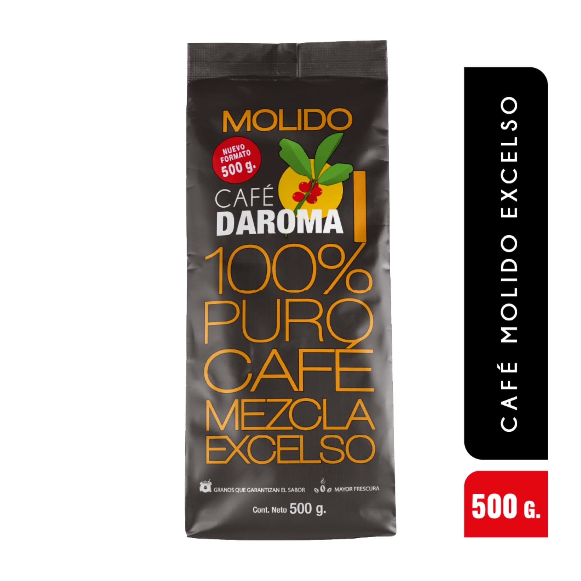 Cafe Excelso Molido Bolsa, 500 gr