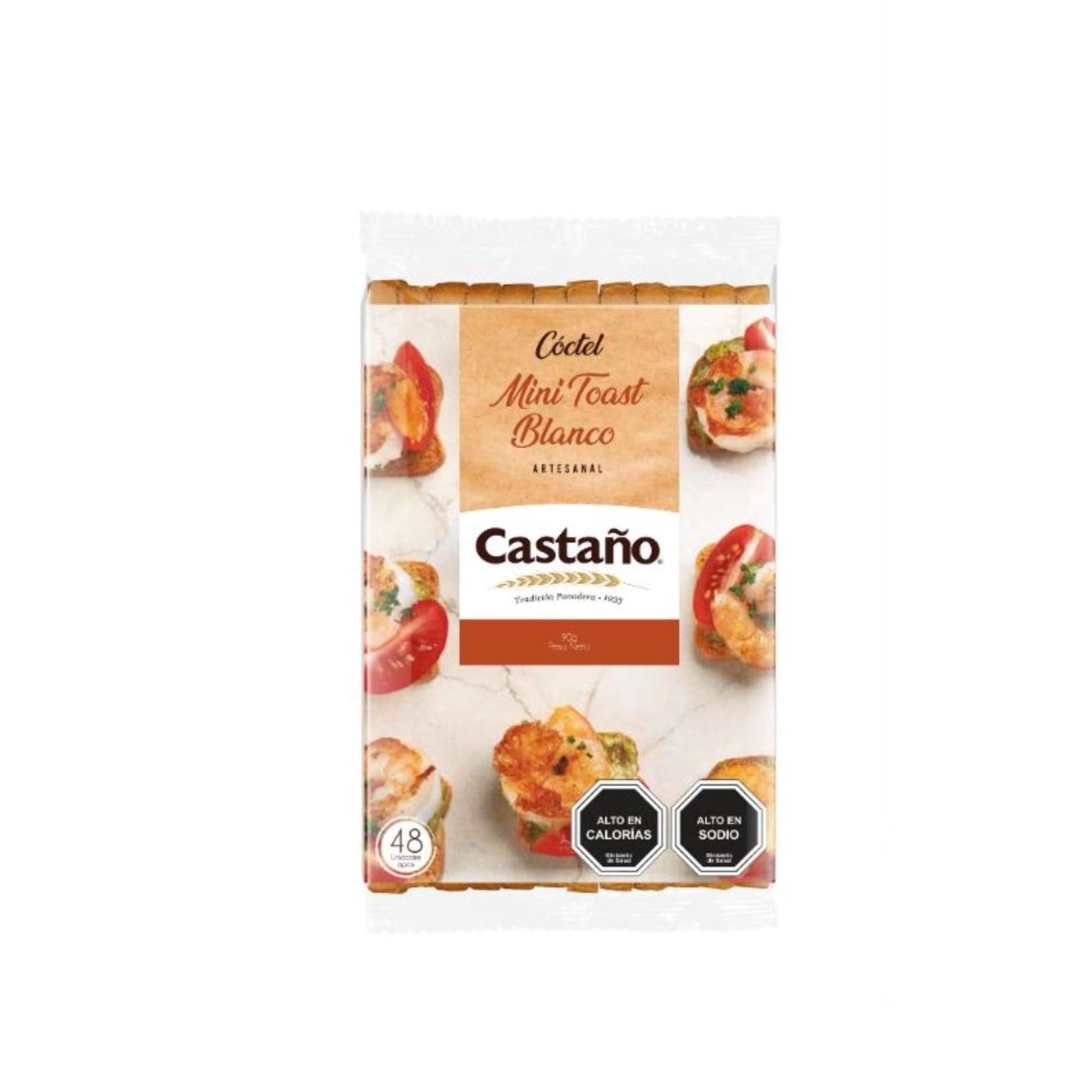 Mini Toast Castano Bolsa, 90 g