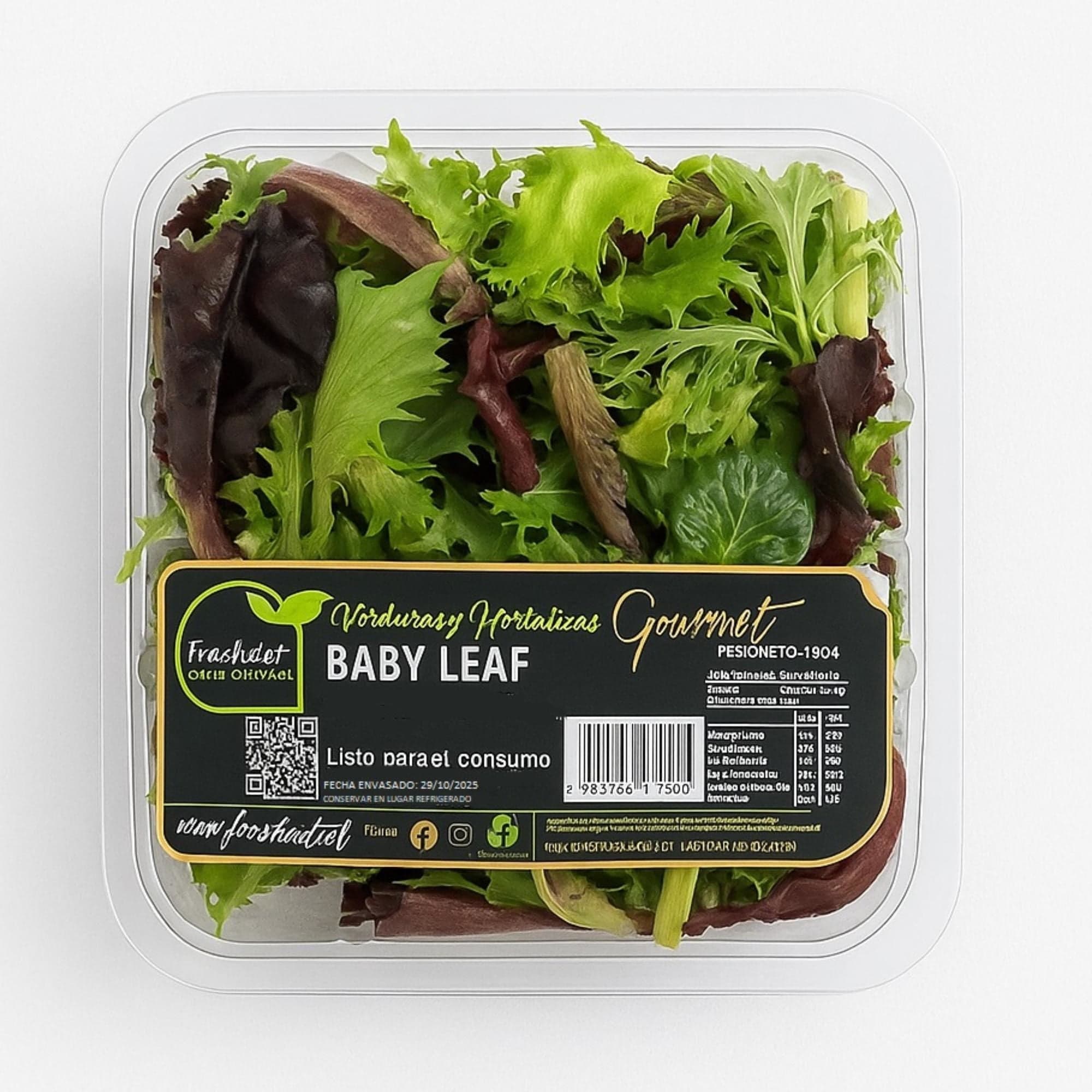Ensalada Baby Leaf Pote, 150 gr