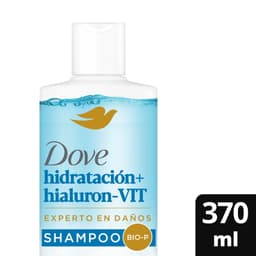 Shampoo Dove Hidratacion + Hialuronico, 370 ml