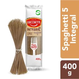Fideo Pasta Integral Spaghetti N5 Bolsa, 400 g