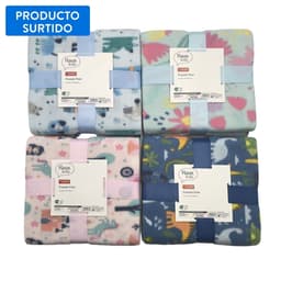 Frazada Polar Estampada 1.5 Plazas 160 x 200 cm
