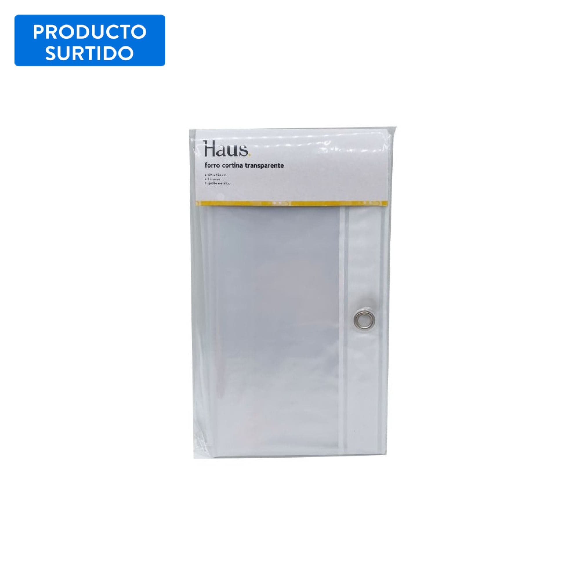 Forro Cortina 175x175 cm Transparente