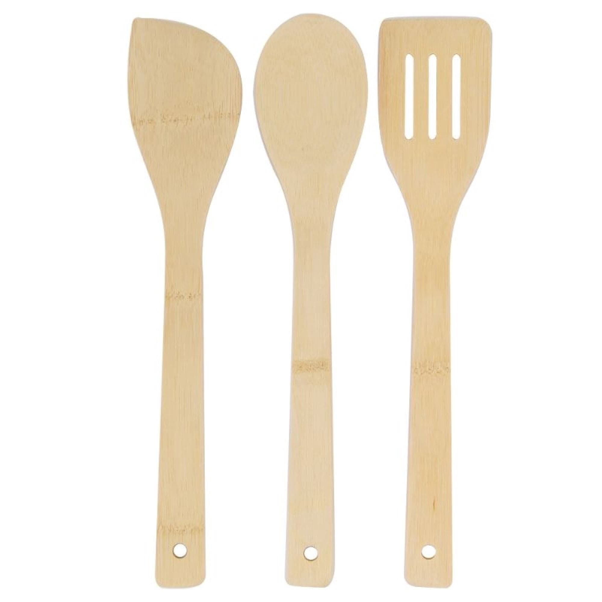 Juego de Utensilios De Bambu 3 Piezas Natural
