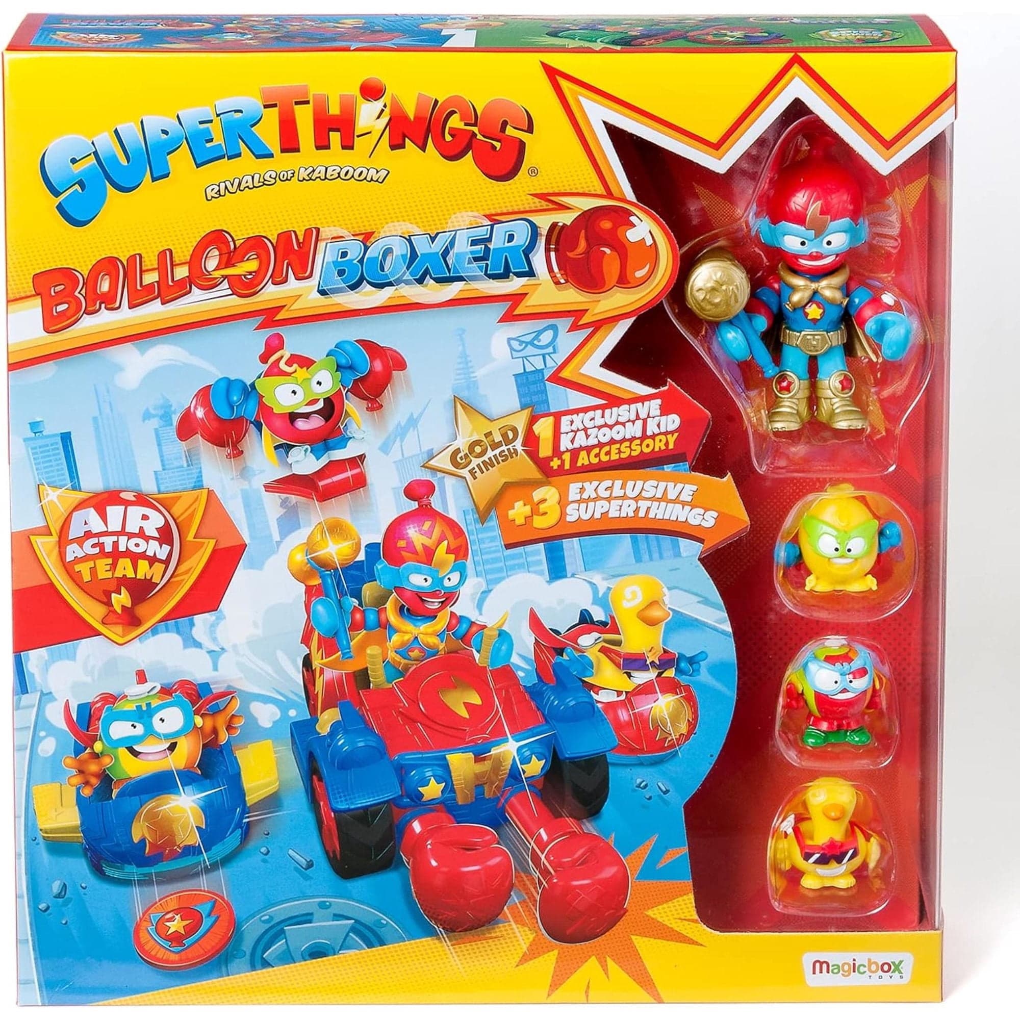Playset Figura Superzings S Vehiculo Balloon Boxer