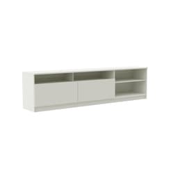 Rack 70 Pulgadas 2 Puertas 2 Repisas Blanco