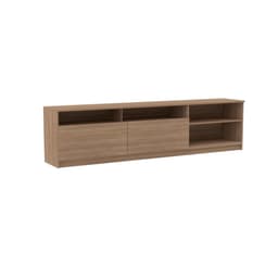 Rack 70 Pulgadas 2 Puertas 2 Repisas Nogal