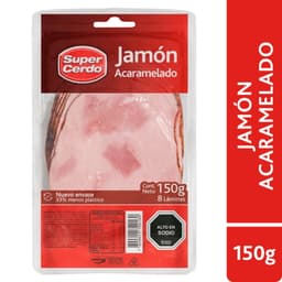Jamon de Cerdo Acaramelado Laminado, 150 g
