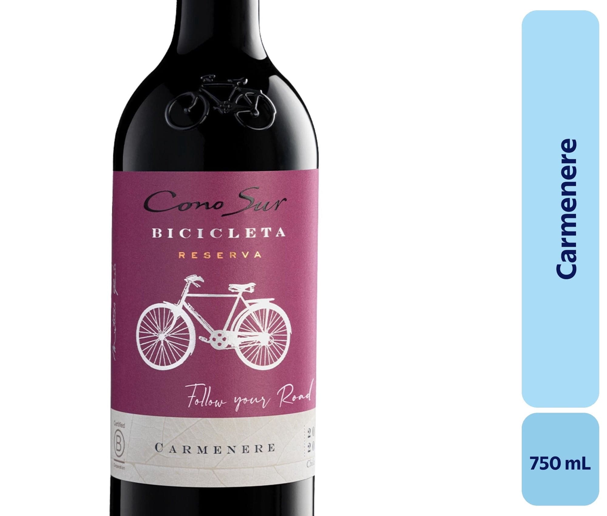 Vino Carmenere Botella, 750 mL